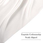 Men's 100% Silk Ivory Pocket Square - 12"x12