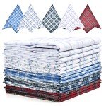 15PCS Cotton Handkerchiefs for Men with Style