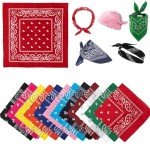 Colorful 12-Pack Paisley Bandanas for Everyone