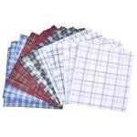 15PCS Cotton Handkerchiefs for Men with Style