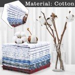 15PCS Cotton Handkerchiefs for Men with Style