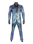 Men's Metallic Sequin Blazer and Pant Set