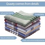 GETUOPT 6-Pack Soft Cotton Men's Handkerchiefs