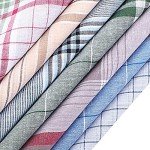 GETUOPT 6-Pack Soft Cotton Men's Handkerchiefs