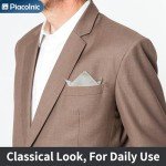 6-Pack Men's Soft Pocket Squares - Stylish Hankies