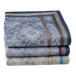 Men's Vintage Checked Cotton Handkerchiefs - 3 Pack