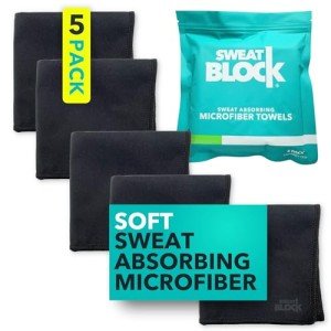 Microfiber Sweat Absorbing Handkerchiefs - 5 Pack
