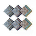 Men's Vintage Checked Cotton Handkerchiefs - 3 Pack