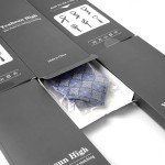 Blue Floral Paisley Tie and Pocket Square Set