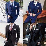 10-Pack White Silk Pocket Squares for Men