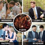 Blue Floral Paisley Tie and Pocket Square Set