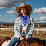 12 Pack Royal Blue Paisley Bandanas for All