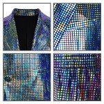 Men's Metallic Sequin Blazer and Pant Set