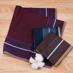 Men's Cotton Striped Vintage Handkerchiefs - 12 Pack
