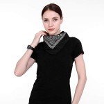 Men's 3-Pack Cotton Paisley Bandanas - Navy/Red/Black