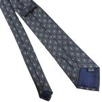 Men's Black Tie Set with Handkerchief & Cufflinks