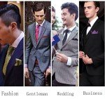 Men's 3-Piece Stripe Tie and Pocket Square Set