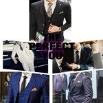 Men's 3-Piece Stripe Tie and Pocket Square Set