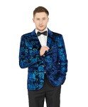 Stylish Floral Suit Jacket for Men