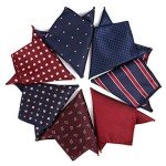 11 Pcs Men's Assorted Pattern Suit Pocket Squares