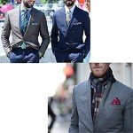 11 Pcs Men's Assorted Pattern Suit Pocket Squares
