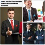 Classic Solid Color Ties and Pocket Square Set