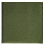 Olive Green Satin Pocket Square with Gift Box