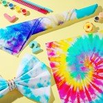 Chumia White Cotton Bandanas for Tie Dyeing - 24 Pack