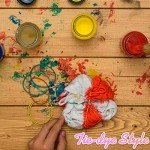 Chumia White Cotton Bandanas for Tie Dyeing - 24 Pack