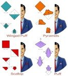 Olive Green Satin Pocket Square with Gift Box