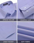 Men's Lavender Long Sleeve Dress Shirt & Tie Set