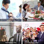 Men's Dark Grey Elephant Tie and Pocket Square Set