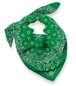Green Paisley Bandana for Men & Women