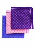6PCS Silk Pocket Squares Set for Men