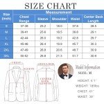 COOFANDY Men's Floral Slim Fit Tuxedo Jacket