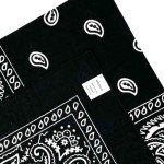 MDSTYLE Extra Large Cotton Paisley Bandanas - 3 Pack