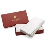 Men's White Cotton Handkerchiefs - 12 Pack