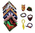 Multi-Purpose Cotton Bandanas for Men – 12 Pack