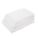 Men's White Cotton Handkerchiefs - 12 Pack