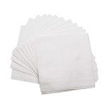 Men's White Cotton Handkerchiefs - 12 Pack