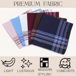 Men's Soft Handkerchiefs 12-Pack in Assorted Colors