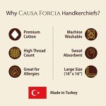 Men's White Cotton Handkerchiefs - 12 Pack