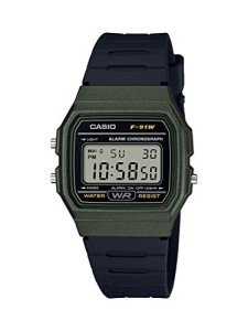 Casio Men's Classic Digital Black Watch F-91WM-3ACF