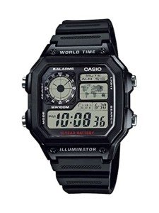 Casio Men's Classic Black Resin Strap Watch