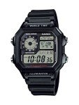 Casio Men's Classic Black Resin Strap Watch