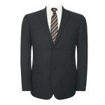 Teemlanny Men's Classic Fit Grey Plaid Blazer