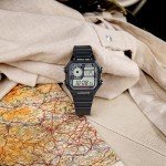 Casio Men's Classic Black Resin Strap Watch