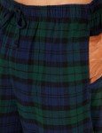 Men's Black Watch Plaid Flannel Pajama Pants