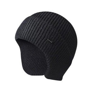 Thermal Knitted Winter Beanie with Earflaps