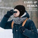 Thermal Knitted Winter Beanie with Earflaps